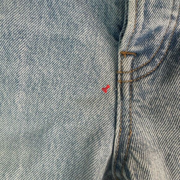 Alexander Wang Women’s Sz 24 Blue and Black Cult Duo Straight Leg Crop Jeans - Picture 16 of 16